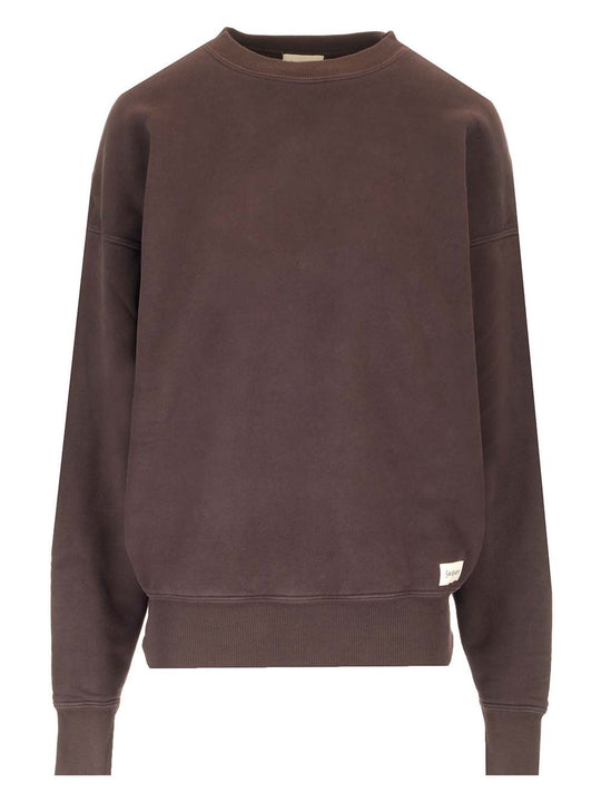 Crewneck Sweatshirt Knitwear Brown
