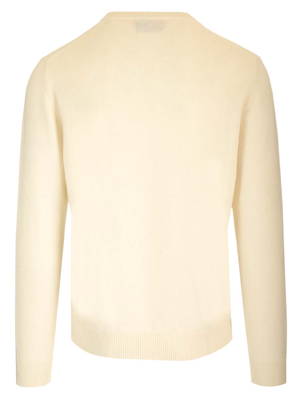 Ballantyne Double Yarn Cashmere Diamond Sweater Knitwear - White | 6fcb67ddf49c8eddc4772b32b404d7bd701de6c3