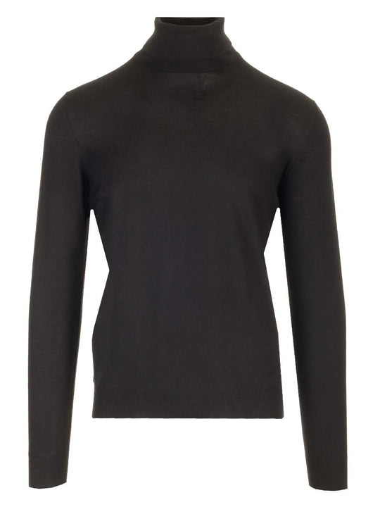 Wool Turtleneck Knitwear Black
