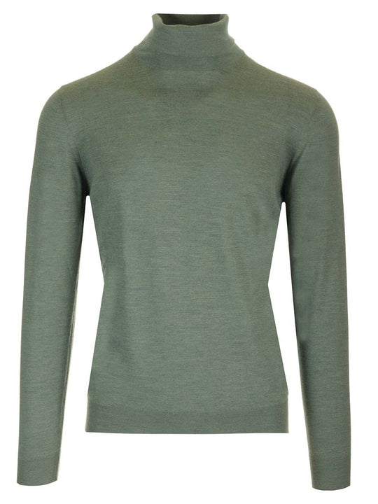 Wool Turtleneck Knitwear Green
