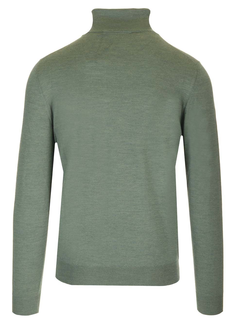 Mauro Ottaviani Wool Turtleneck Knitwear - Green | 73247bf4028d360167a850cc31602d6971c9073d
