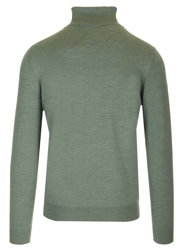 Mauro Ottaviani Wool Turtleneck Knitwear - Green | 73247bf4028d360167a850cc31602d6971c9073d