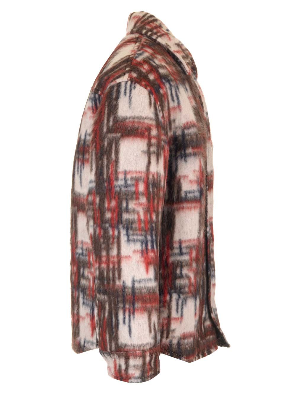 Bottega Veneta Brushed Alpaca Overshirt Jackets - Multicolor | 0f60e4a3a1e80f8e253ee781ff472070dcd9f22c