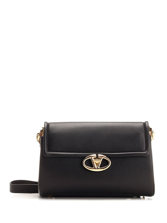 Deluxe Nappa Shoulder Bag Shoulder Bags Black