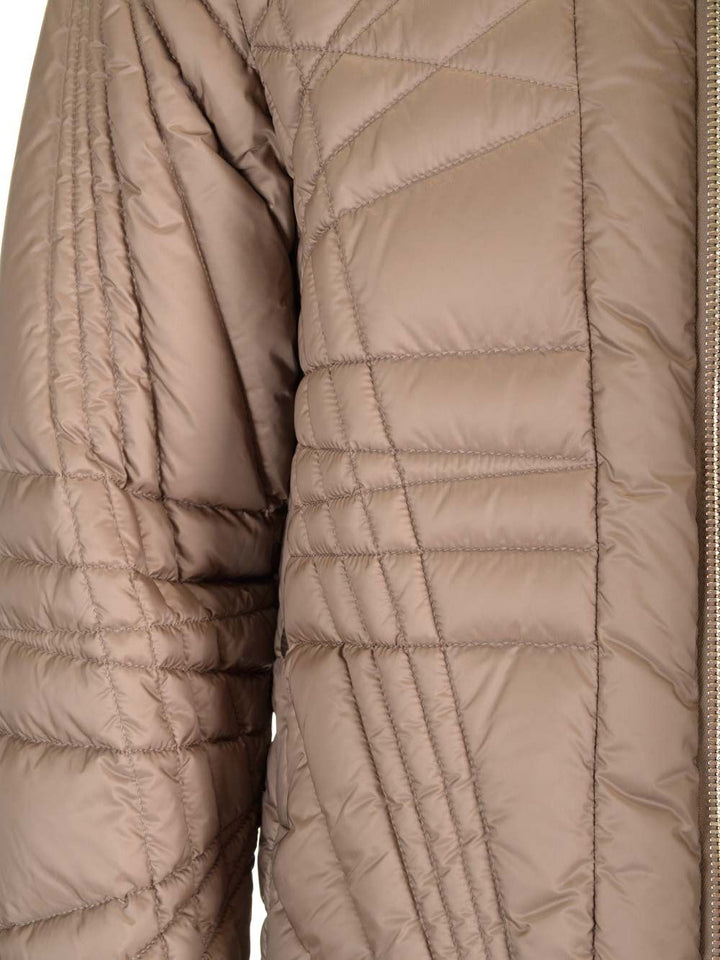 Moncler X Rick Owens Megapenta Coats - Beige | cdf6573d0744fead3ae4866886bb674cd8f4443c