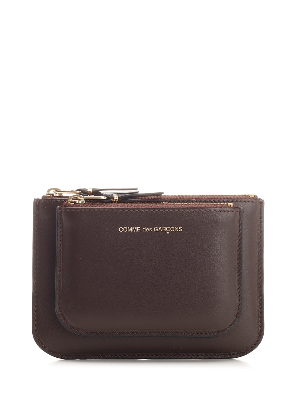 Comme Des Garcons Wallet Small Red Leather Coin Purse Wallets - Brown | f235102ab1b55f5d60c89f13d3ec7baaa98efe95