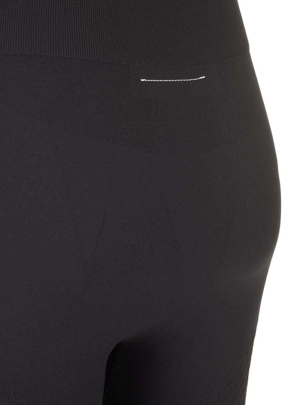 Mm6 Maison Margiela Thermal Leggings Trousers - Black | bbb8121ebcc16b01a28769d43c20e6f3ff1713ef