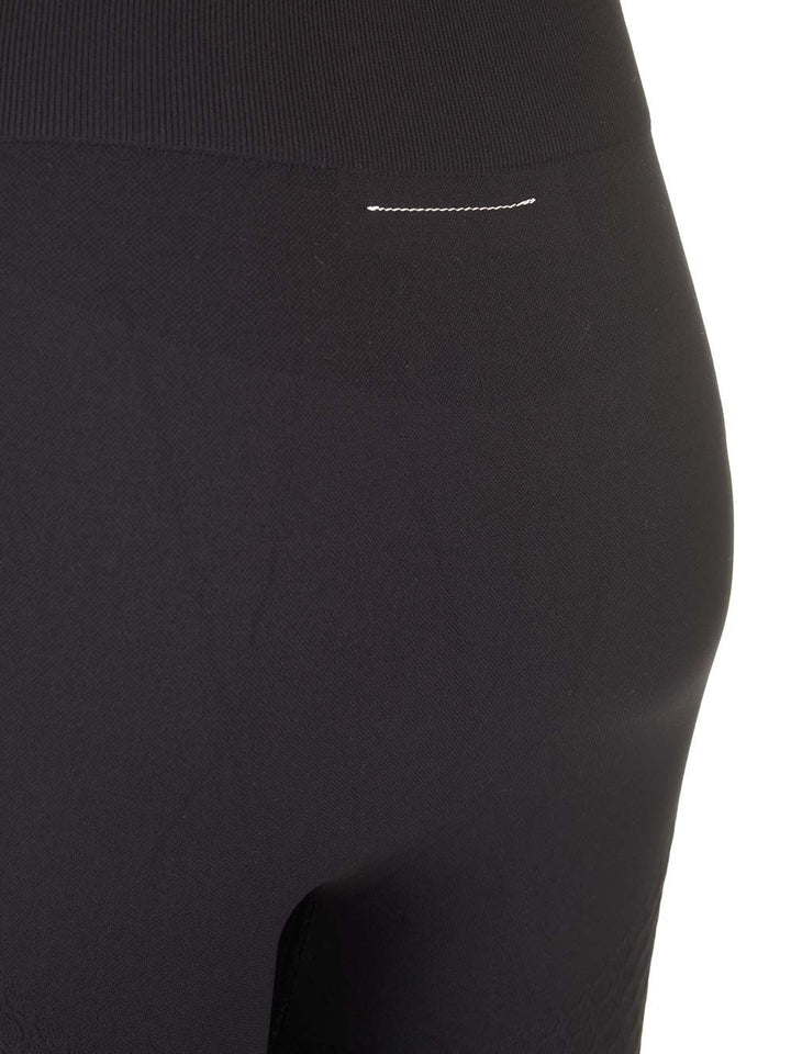 Mm6 Maison Margiela Thermal Leggings Trousers - Black | bbb8121ebcc16b01a28769d43c20e6f3ff1713ef