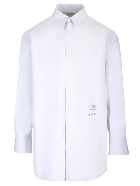 Technical Oversized Shirt Shirts White