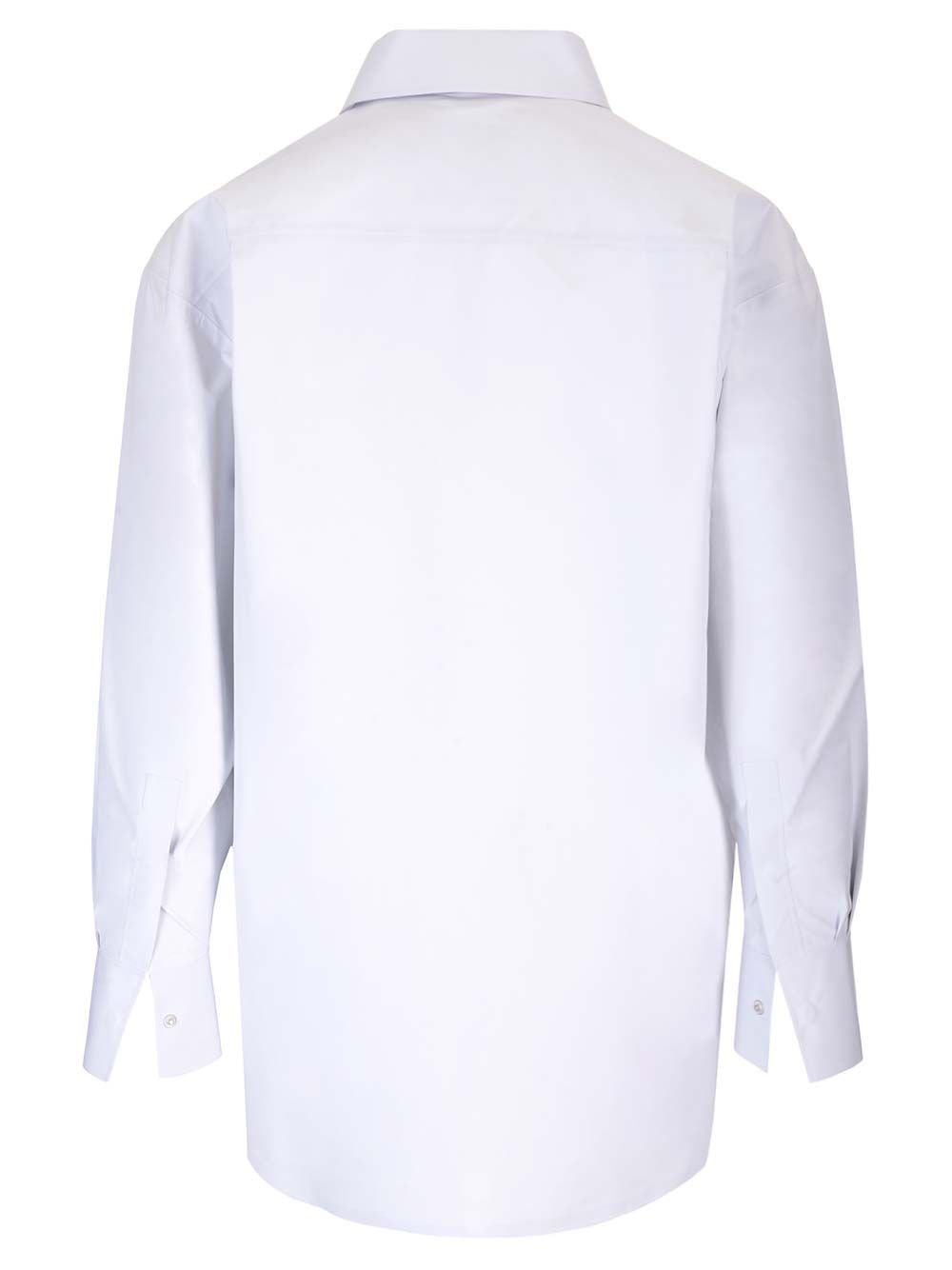 Mm6 Maison Margiela Technical Oversized Shirt Shirts - White | 8b21197167483f5515165abf33d183c83677bdb9