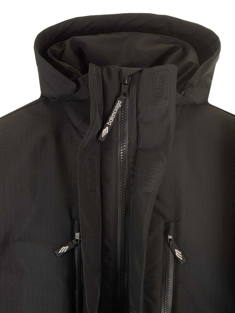 Balenciaga 3b Sports Icon Jackets - Black | 667637ca0ae9f17d898714d5510d581cdd8785b8