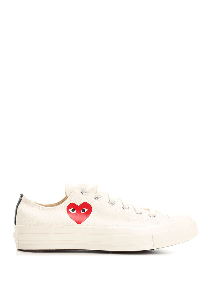 Comme Des Garcons Play Chuck Taylor All Star Sneakers - White | 867e0b2ee92d0df0db237445ea86f9c33431e2c5