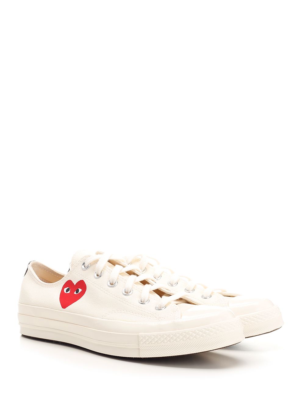 Comme Des Garcons Play Chuck Taylor All Star Sneakers - White | 92bba30e4a2916fe2ddfd2c1a2977cce8c9ca6e3