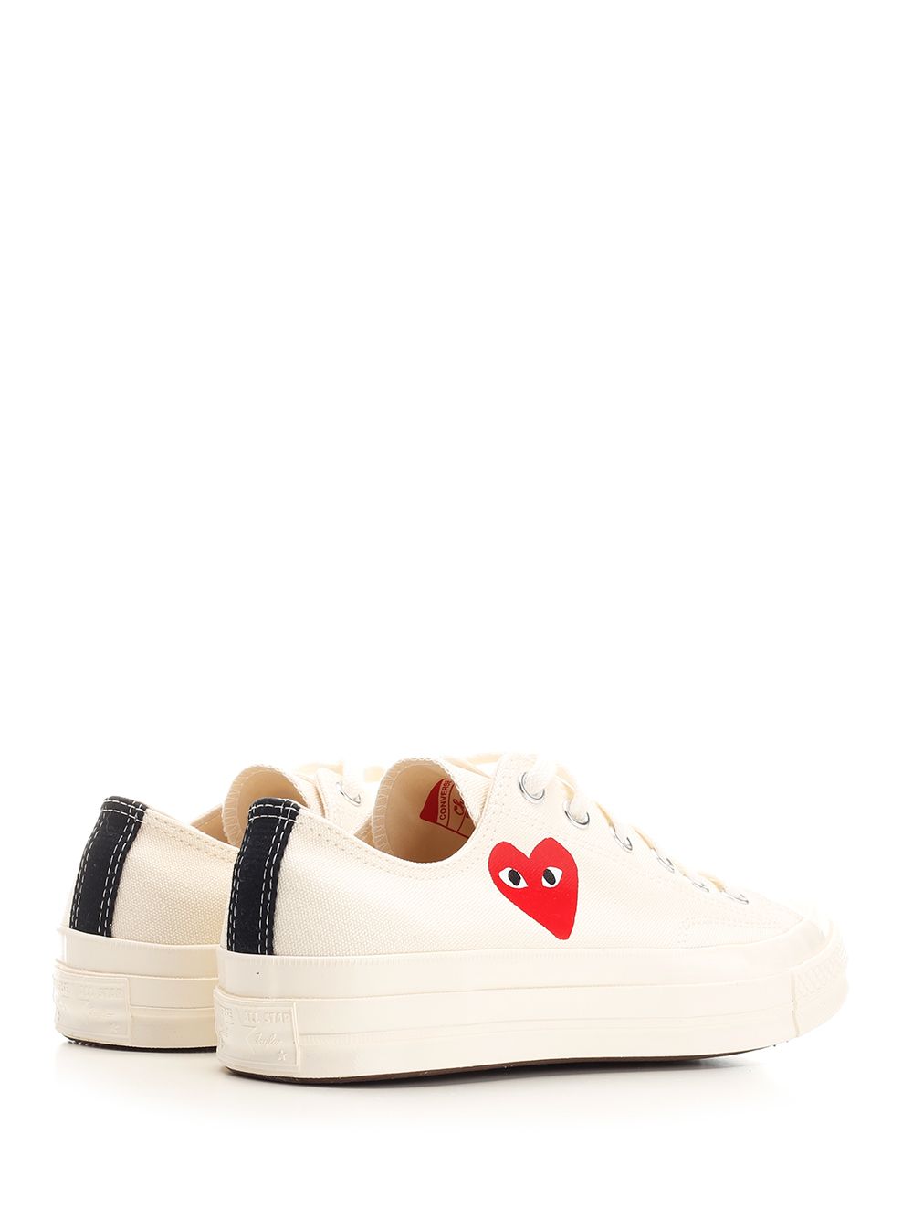 Comme Des Garcons Play Chuck Taylor All Star Sneakers - White | 9420a76b88ce71ed5f18a1a215bff102a7c9e771