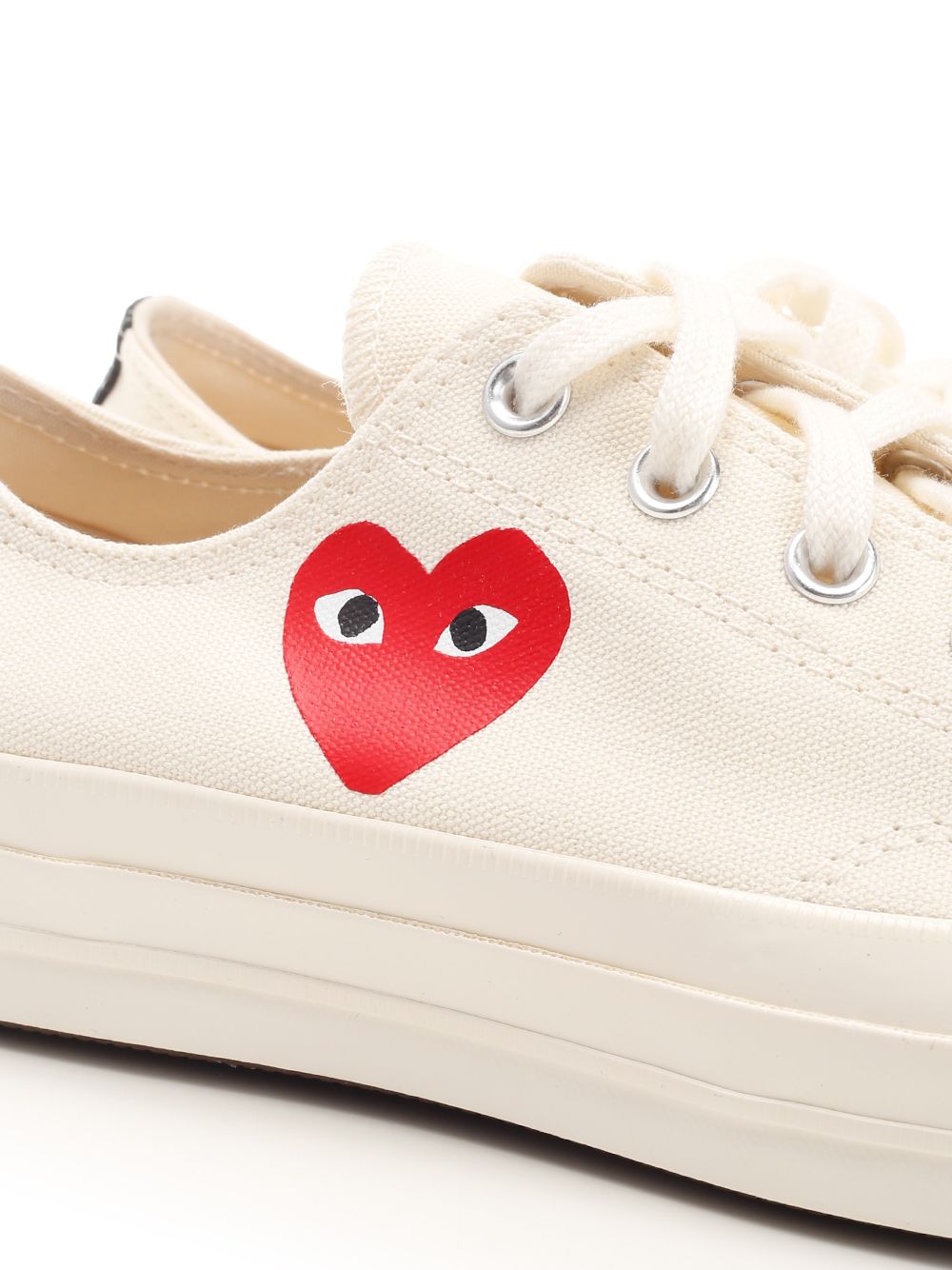Comme Des Garcons Play Chuck Taylor All Star Sneakers - White | ca461382008dcaf33b7a345a206b73be5abf7275