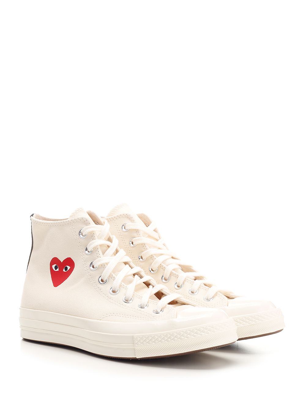 Comme Des Garcons Play Converse "Chuck Taylor All Star Sneakers - White | da0a5ea8be09481a0e9d37ef22f3c15a0d722c1e