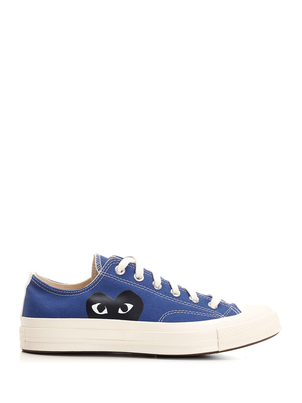 Comme Des Garcons Play Converse Low Top Chuck Taylor Knitwear - Blue | 80454ecb9000b9ce40a27b393fd11b356d731d04