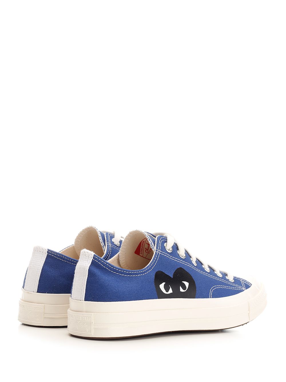 Comme Des Garcons Play Converse Low Top Chuck Taylor Knitwear - Blue | 5c02609aa7816a305a66c86f9589b8715b016910