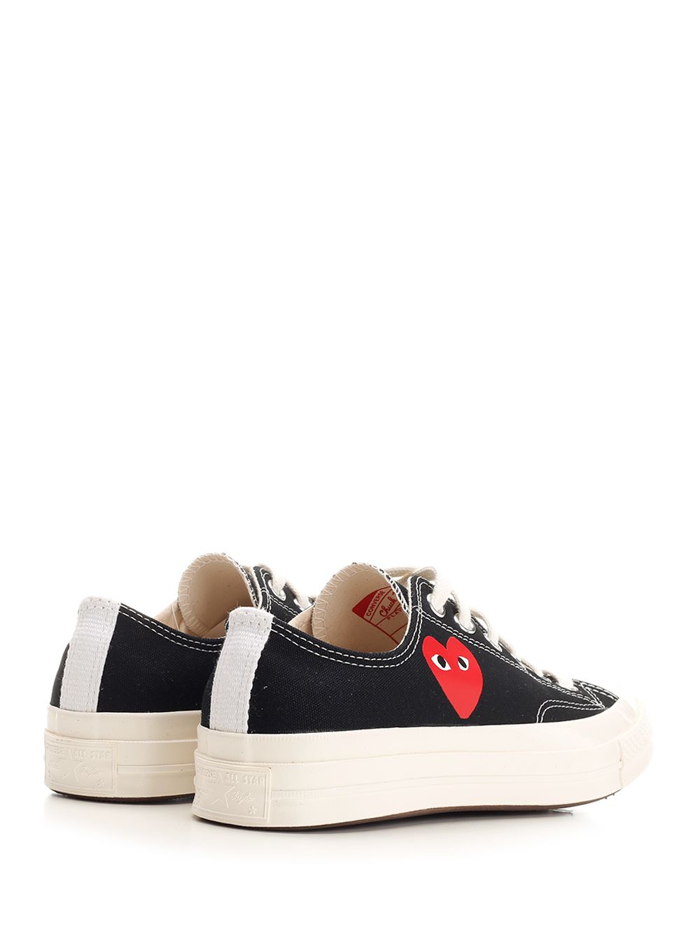 Comme Des Garcons Play Chuck Taylor All Star Sneakers - Black | 3630c1f45a9732204e8a49f8ec54fe8f16ad95f2