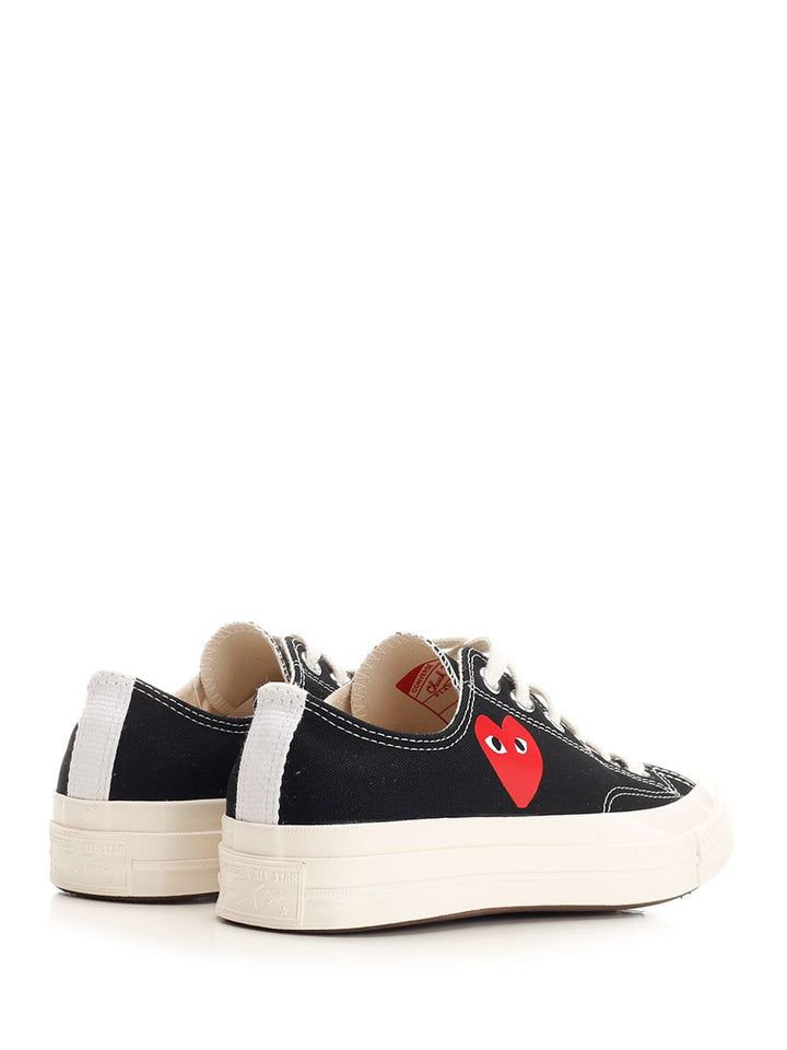 Comme Des Garcons Play Chuck Taylor All Star Sneakers - Black | 3630c1f45a9732204e8a49f8ec54fe8f16ad95f2