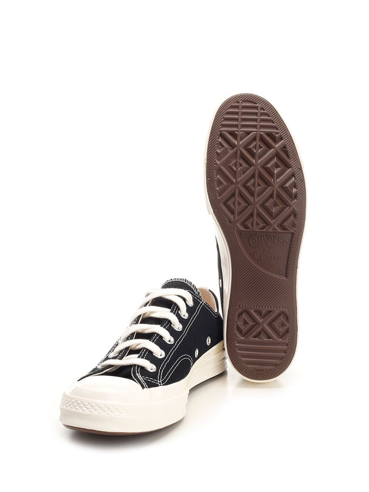 Comme Des Garcons Play Chuck Taylor All Star Sneakers - Black | 1bd1c0e6b930a62cf57111eb949c782c24bc0ace