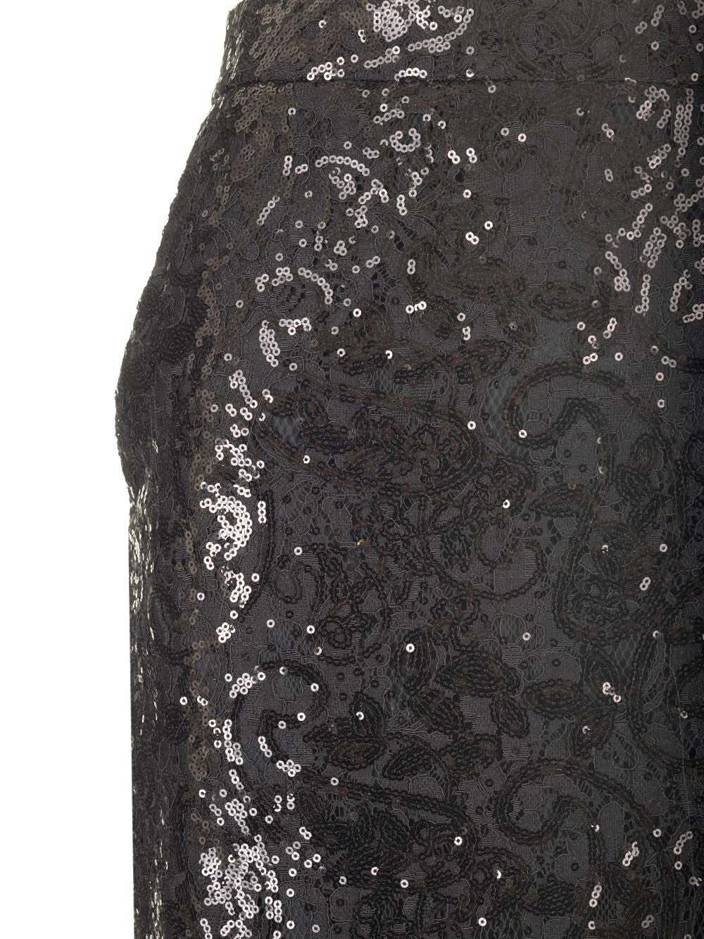 Al Duca D'Aosta Lace Midi Pencil Skirt Skirts - Black | 869647e9dbc492434a9fc31ac7d02d7b57dd9742
