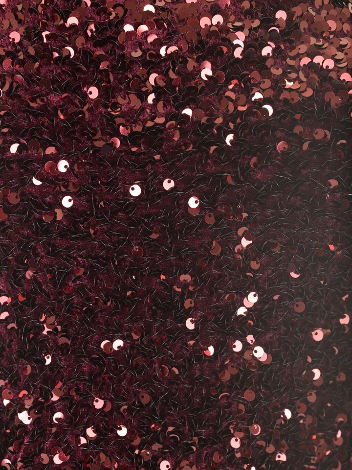 Al Duca D'Aosta Sequins Bustier Dress Dresses - Bordeaux | 62a87c7bba5a1fb258c7fdb309dd6be787efaac2