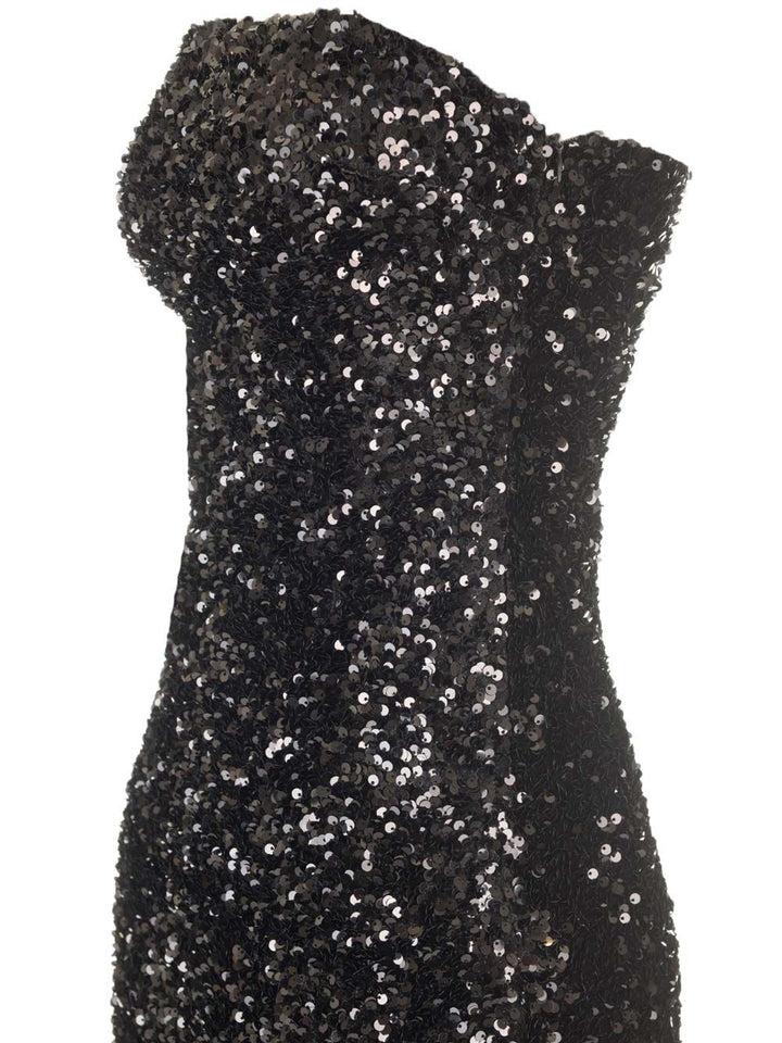 Al Duca D'Aosta Sequins Bustier Dress Dresses - Black | 80eccc6d082ba59edde322519e0b94a4a158757d