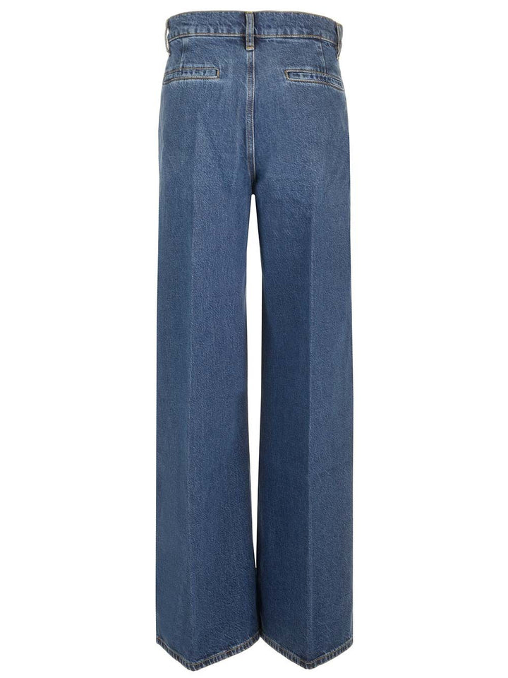Frame Wide Leg Jeans - Blue | 30c94bc5f52dd7f2a7ae026347a678def8e25c07