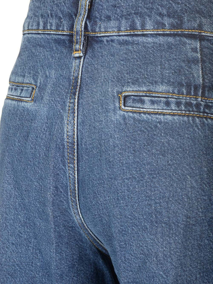 Frame Wide Leg Jeans - Blue | 4de57b1f536e85188649a3bbb707072be81913e8