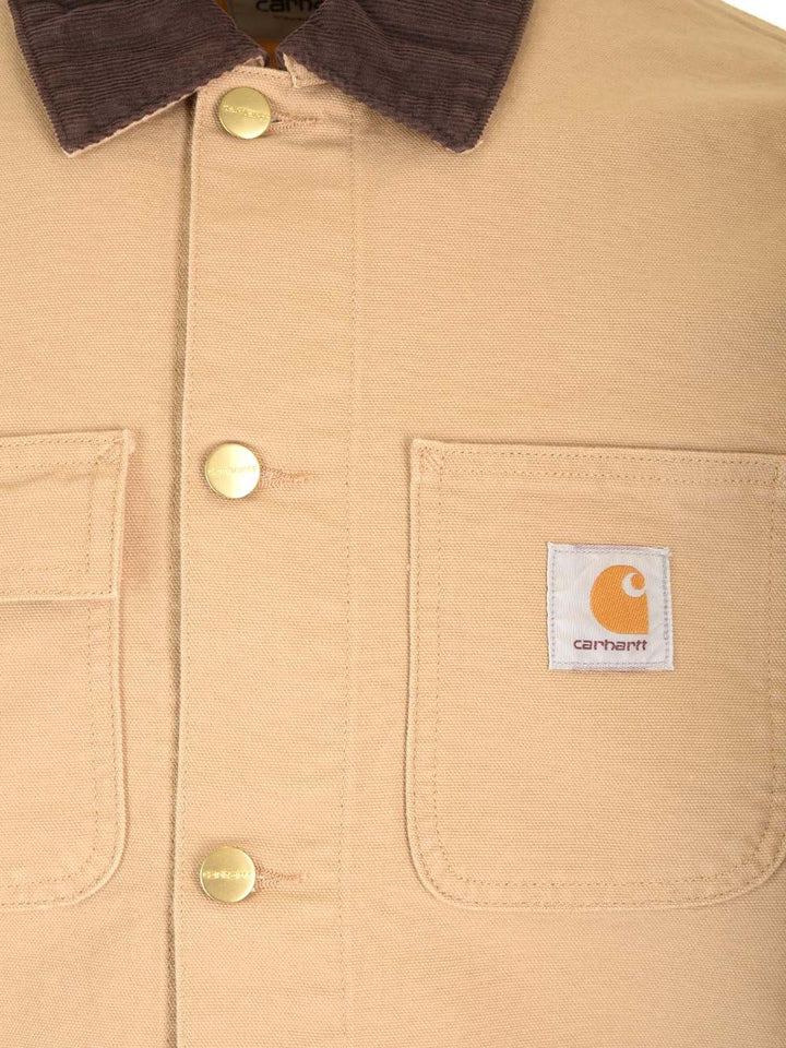 Carhartt Wip Michigan Jackets - Beige | e2729648197b8e217de8d541e713a3b6029b4ac2