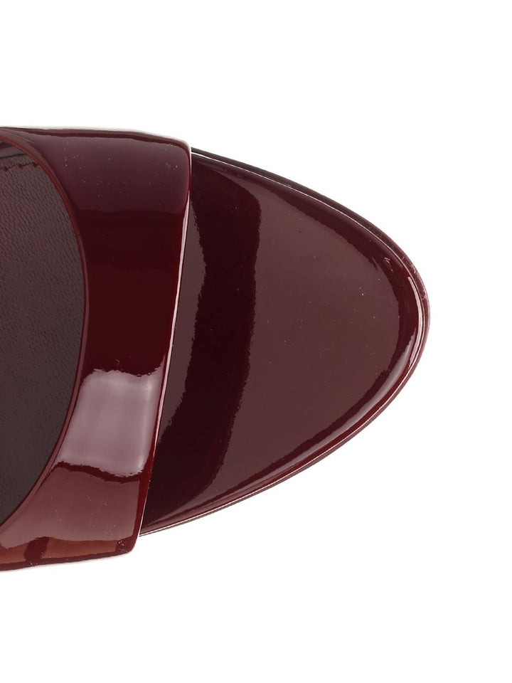Paris Texas “Lidia” Mule Sandals - Bordeaux | 0d0e2ba144d4c2df84c212c1ad93f10c18397012