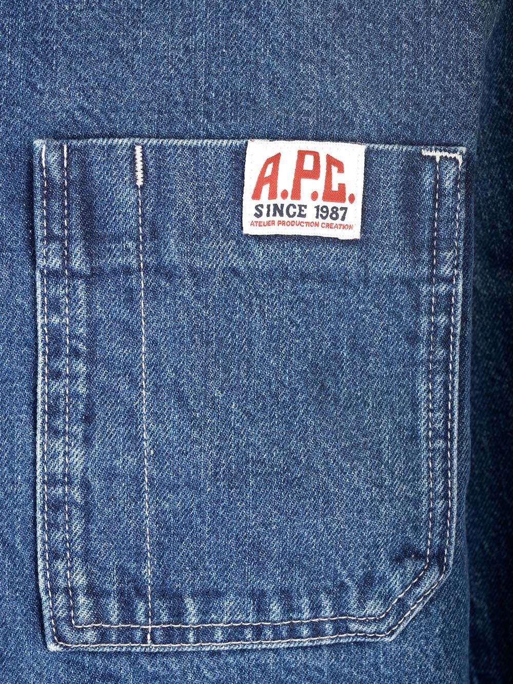 A.P.C. Ralph Jackets - Blue | 34047fe44d716ac1c8e178a0c9d9101a5c0541a6