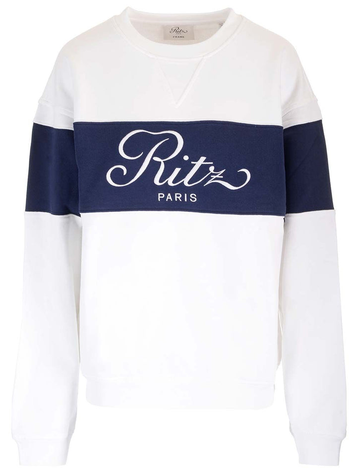 Frame X Ritz Unisex Sweatshirt Sweatshirts - White | a272b1cac91bd837dc651bf8a0a7c764af929e36