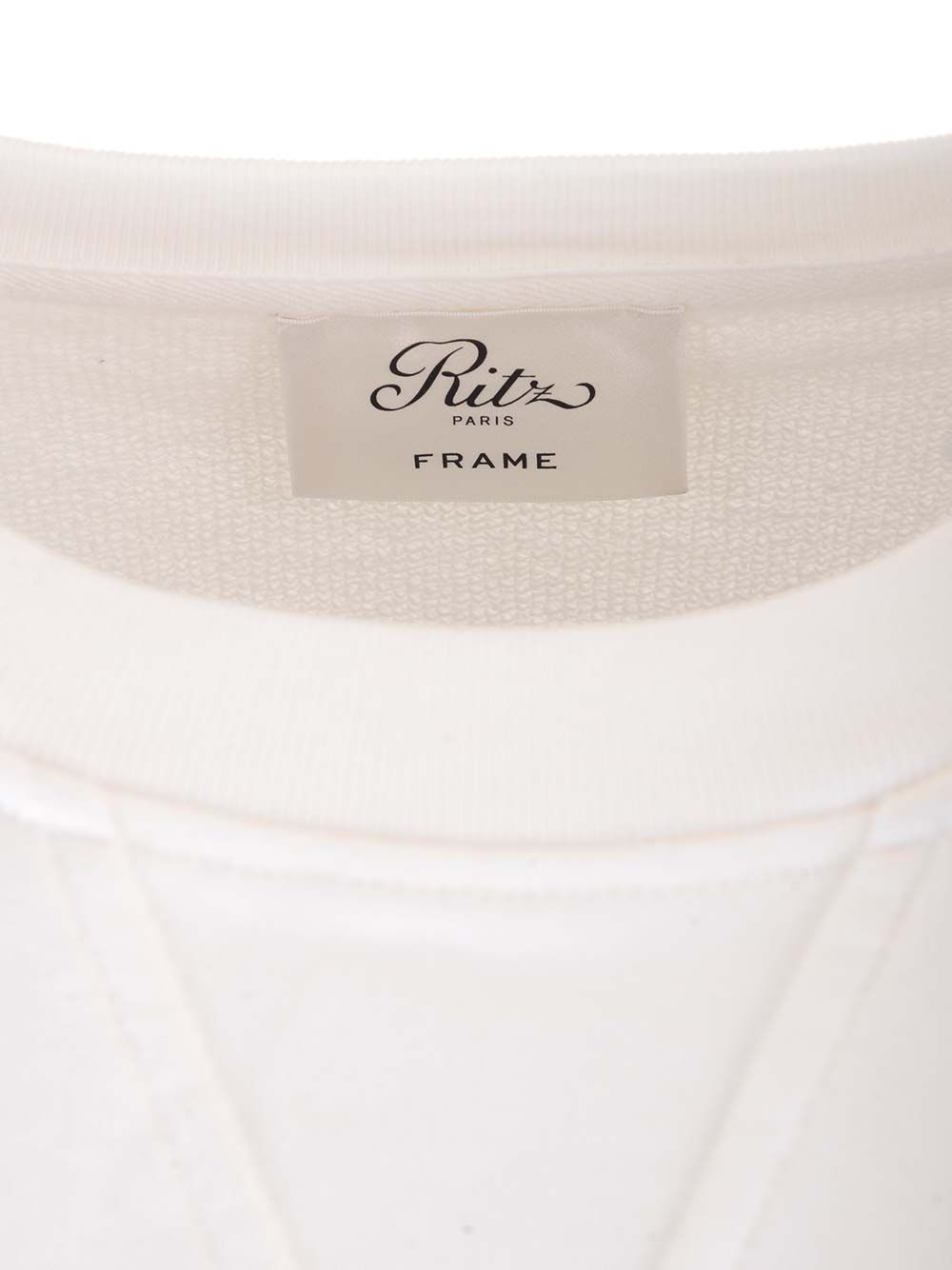 Frame X Ritz Unisex Sweatshirt Sweatshirts - White | 128cef87bba7c24d0f3c067cbf13327c1e36f976