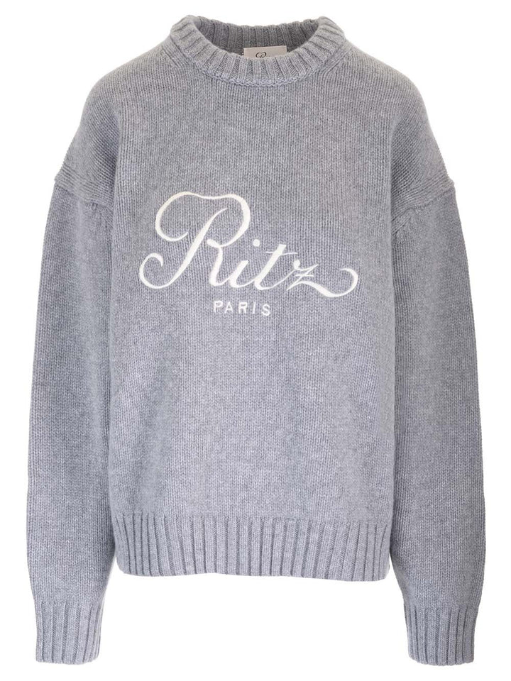 Frame X Ritz Unisex Cashmere Knit Sweater Sweatshirts - Grey | f1bd5914535d6dbb7ca5faa215983375ad5caec8