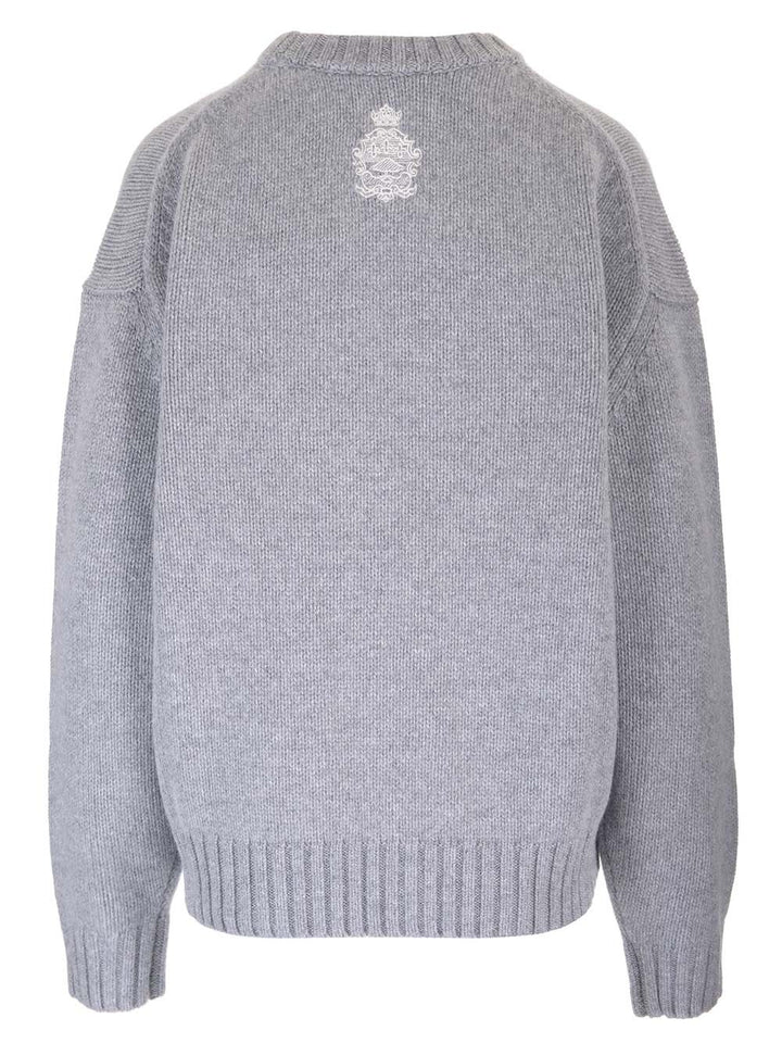 Frame X Ritz Unisex Cashmere Knit Sweater Sweatshirts - Grey | fe6c6f514c84fc1765bbf42398b02a159cfd4d62
