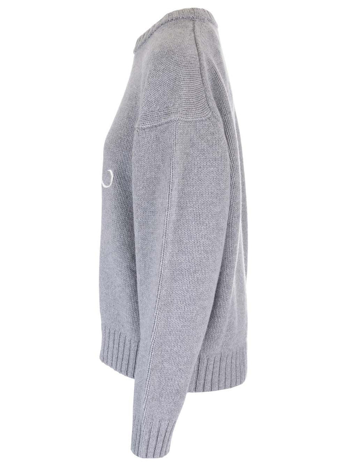 Frame X Ritz Unisex Cashmere Knit Sweater Sweatshirts - Grey | 44c92417e0541e04afced14b055bbbdf74d61a09