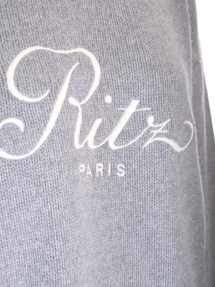 Frame X Ritz Unisex Cashmere Knit Sweater Sweatshirts - Grey | b5b433bfea4a8d6b005f1e17d4f49ac1fc532f2b