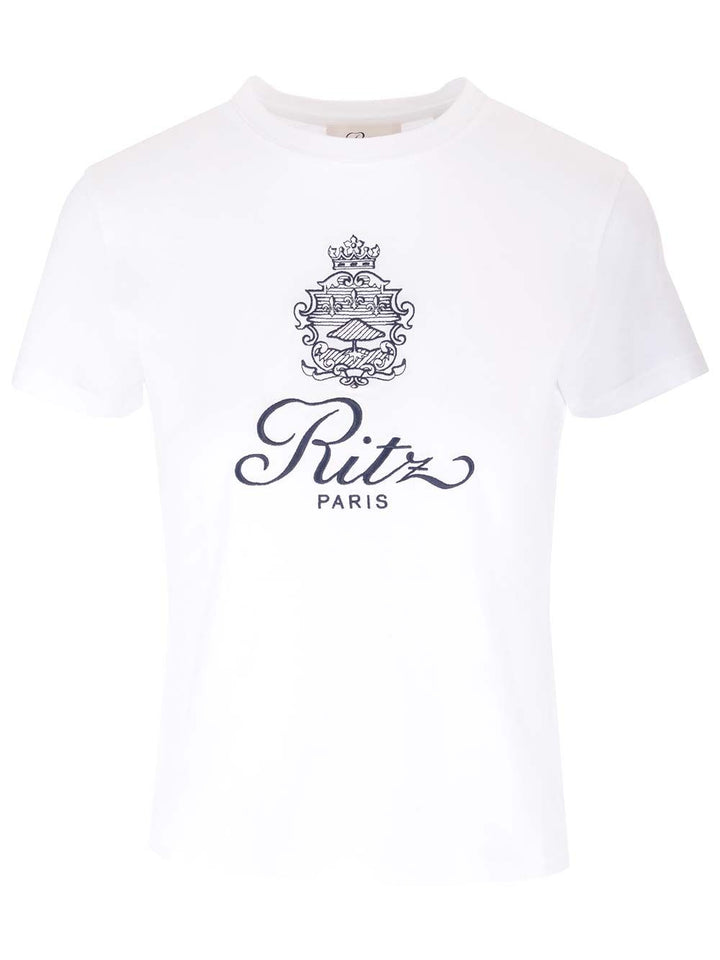 Frame X Ritz Slim Fit Top T-Shirt - White | 1e1576d44be1bb03158cb56984dd2df76e16bb1f