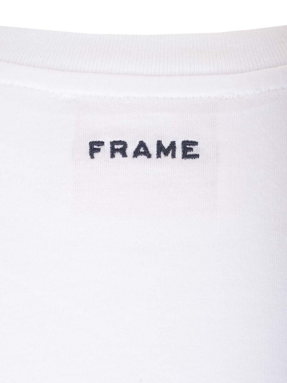 Frame X Ritz Slim Fit Top T-Shirt - White | 065b62762cb7002f81210249780799c2610bef03