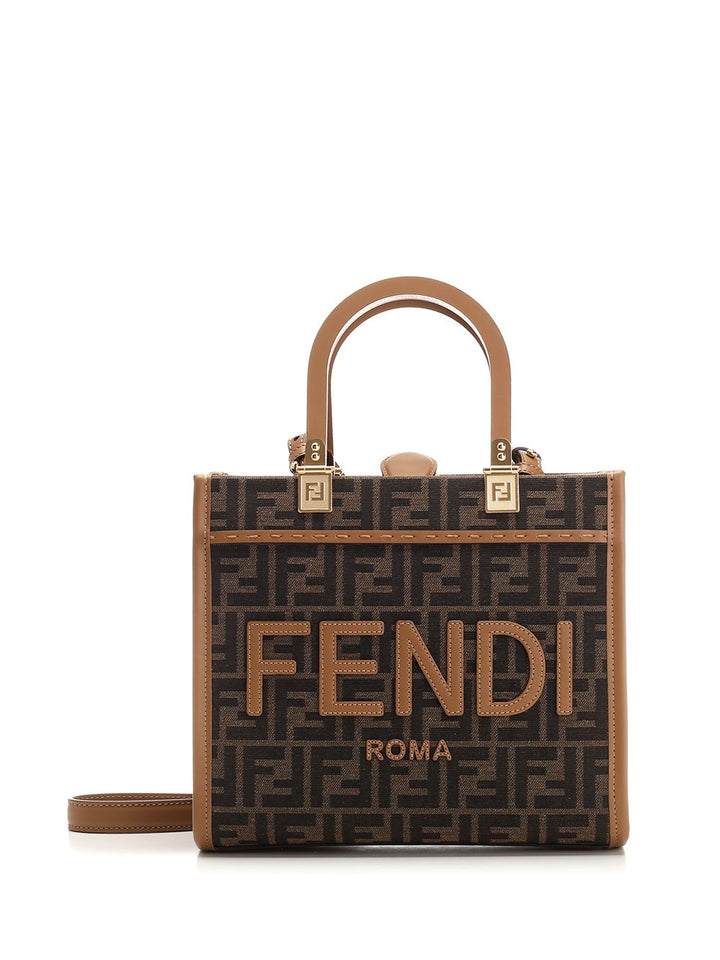 Fendi Sunshine Handbags - Brown | 3682adac978bb357cb26713a181e61838199e518