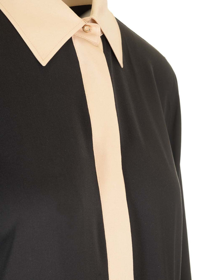 Max Mara Charmeuse Silk Shirt Shirts - Black | 8270be6171f6d799baab93ca3c84c1bdd2717f40