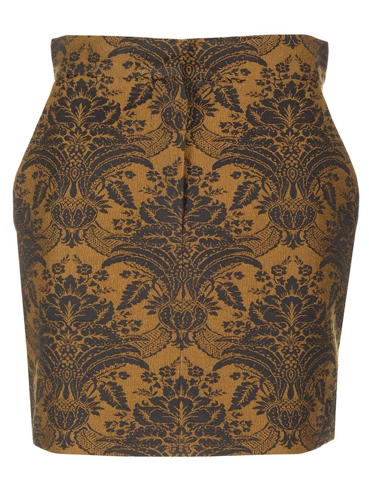 Max Mara Mini Skirt In Jacquard Wool Skirts - Multicolor | be3e86e0fed65fc7550e6b15bf1edf6de7e9b3c5