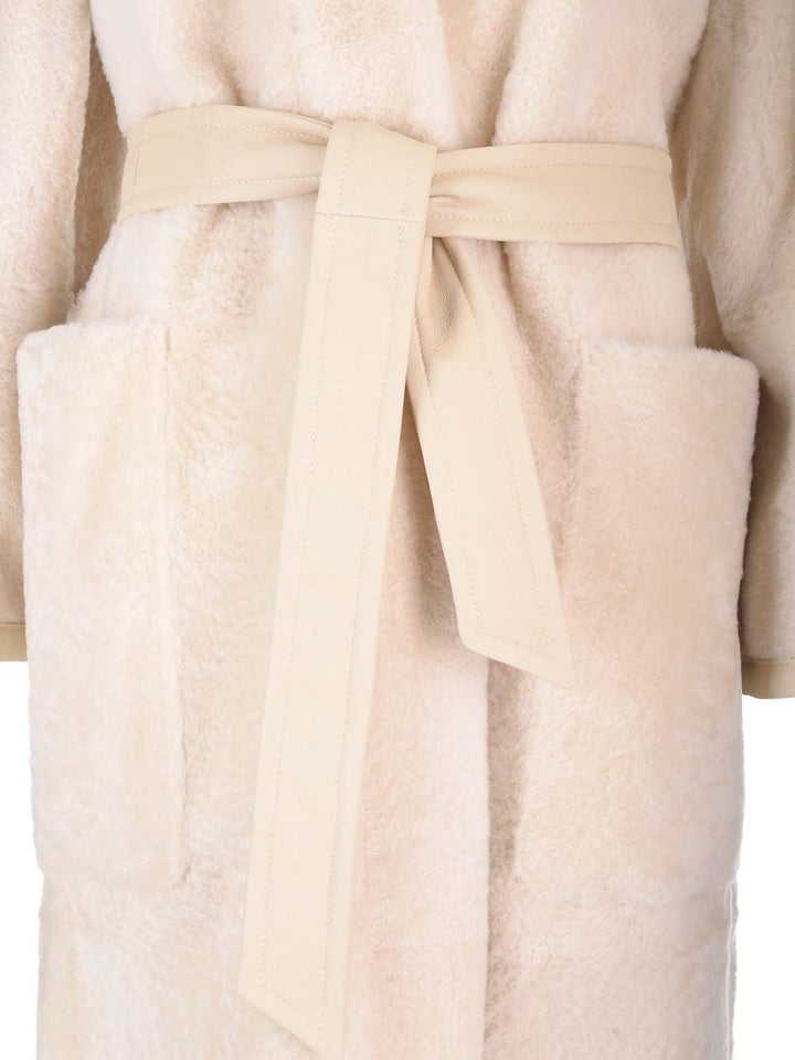 Max Mara Glassa Coats - White | 6ad86196514754c92412b1fcf59a8b8159cd1d68