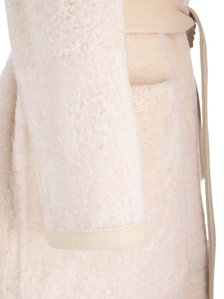 Max Mara Glassa Coats - White | 6f90bdb78e12895e6bef0f3b2709f792aa6fbf4f