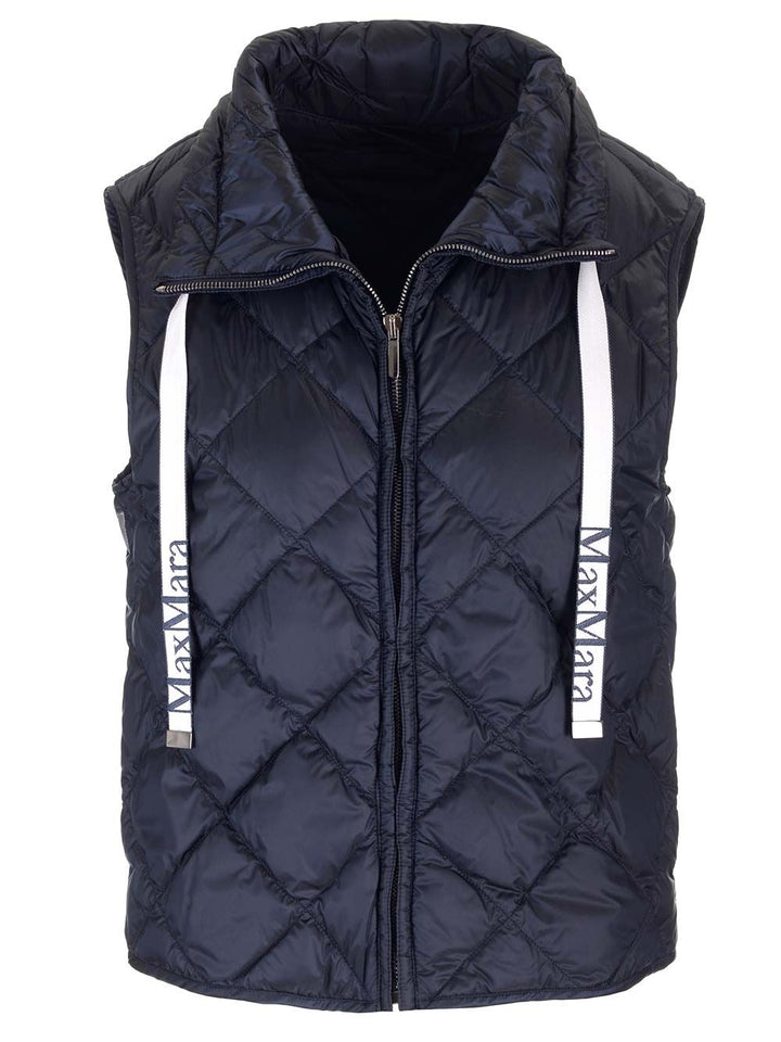 Max Mara The Cube Down Padded Vest Jackets - Blue | 5d2e2aa141b3acfe63023b249b905e49325b08ad