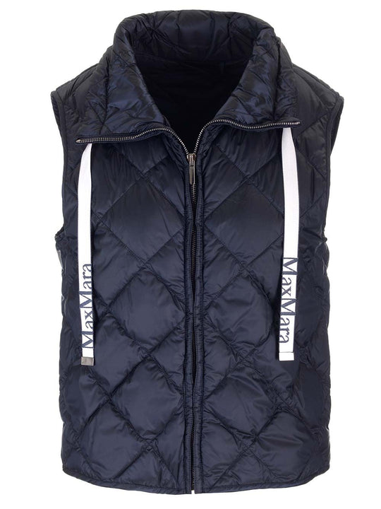Down Padded Vest Jackets Blue