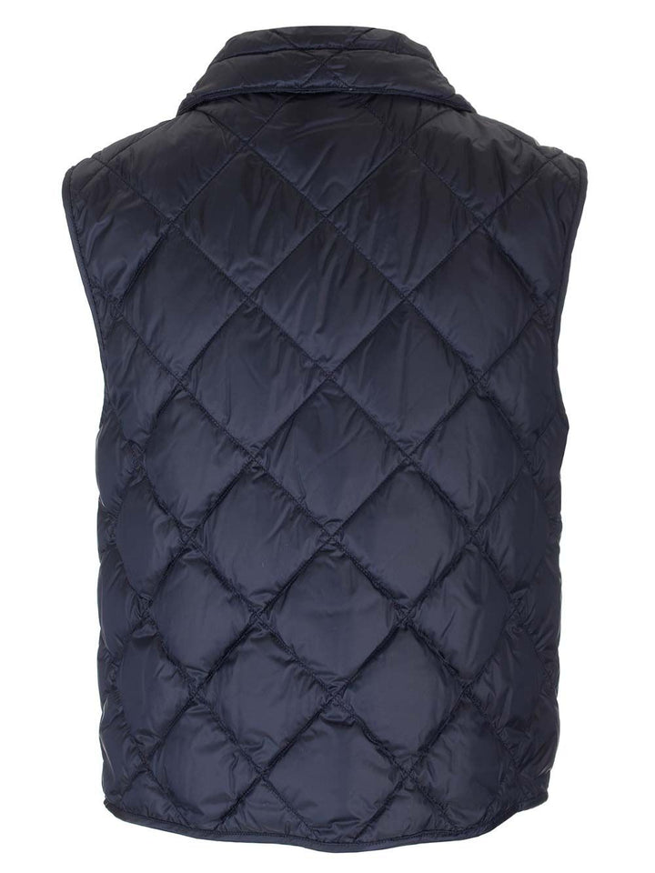 Max Mara The Cube Down Padded Vest Jackets - Blue | a0c27108c5812f21b8a22dc5d51c9a3772ba8872
