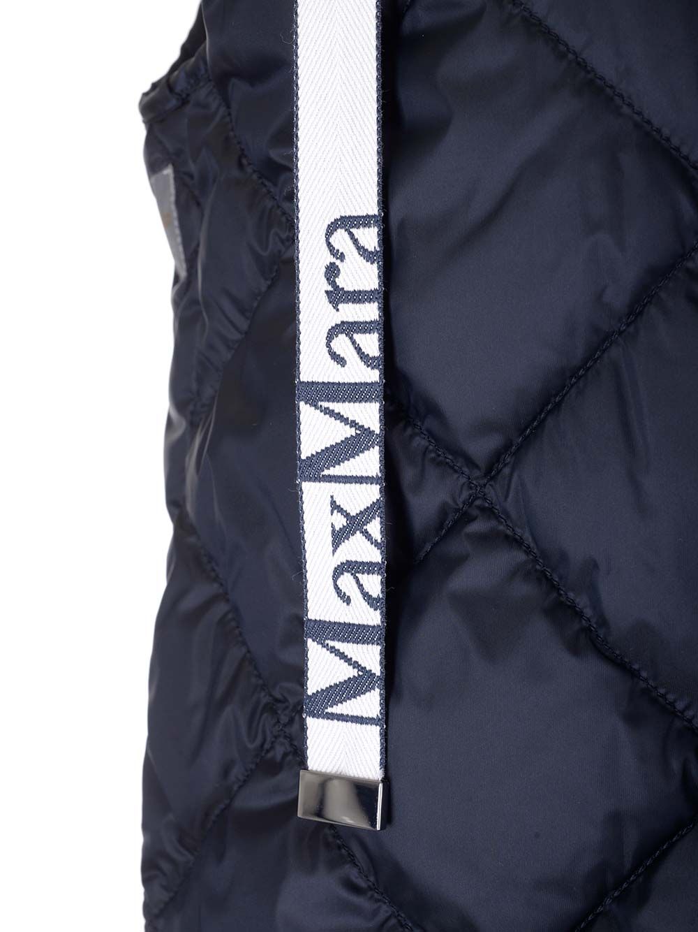 Max Mara The Cube Down Padded Vest Jackets - Blue | 97a733ff875c4dd438051ff86817cb69bb09bdfc